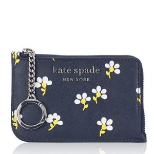 Kate Spade Cameron Daisy Zip Card Holder